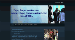 Desktop Screenshot of deppimpersonator.com